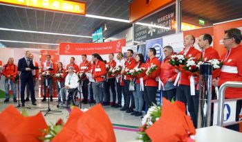 POWITANIE REPREZENTACJI PARAOLIMPIJCZYKÓW